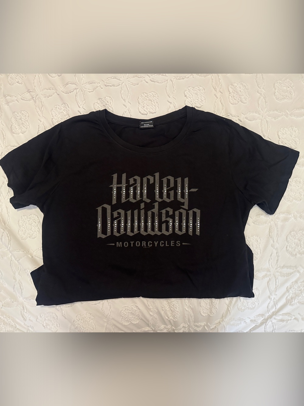 Harley-Davidson Black Short Sleeve Logo Tee